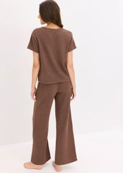 bonprix Ensemble d’intérieur en matière douce et texturée|Femme Homewear|Lingerie Nuit