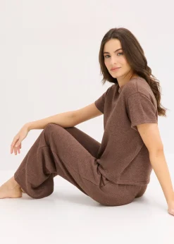 bonprix Ensemble d’intérieur en matière douce et texturée|Femme Homewear|Lingerie Nuit