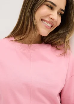 Femme bonprix Homewear|Lingerie Nuit|Ensemble d’intérieur en sweat avec haut raccourci