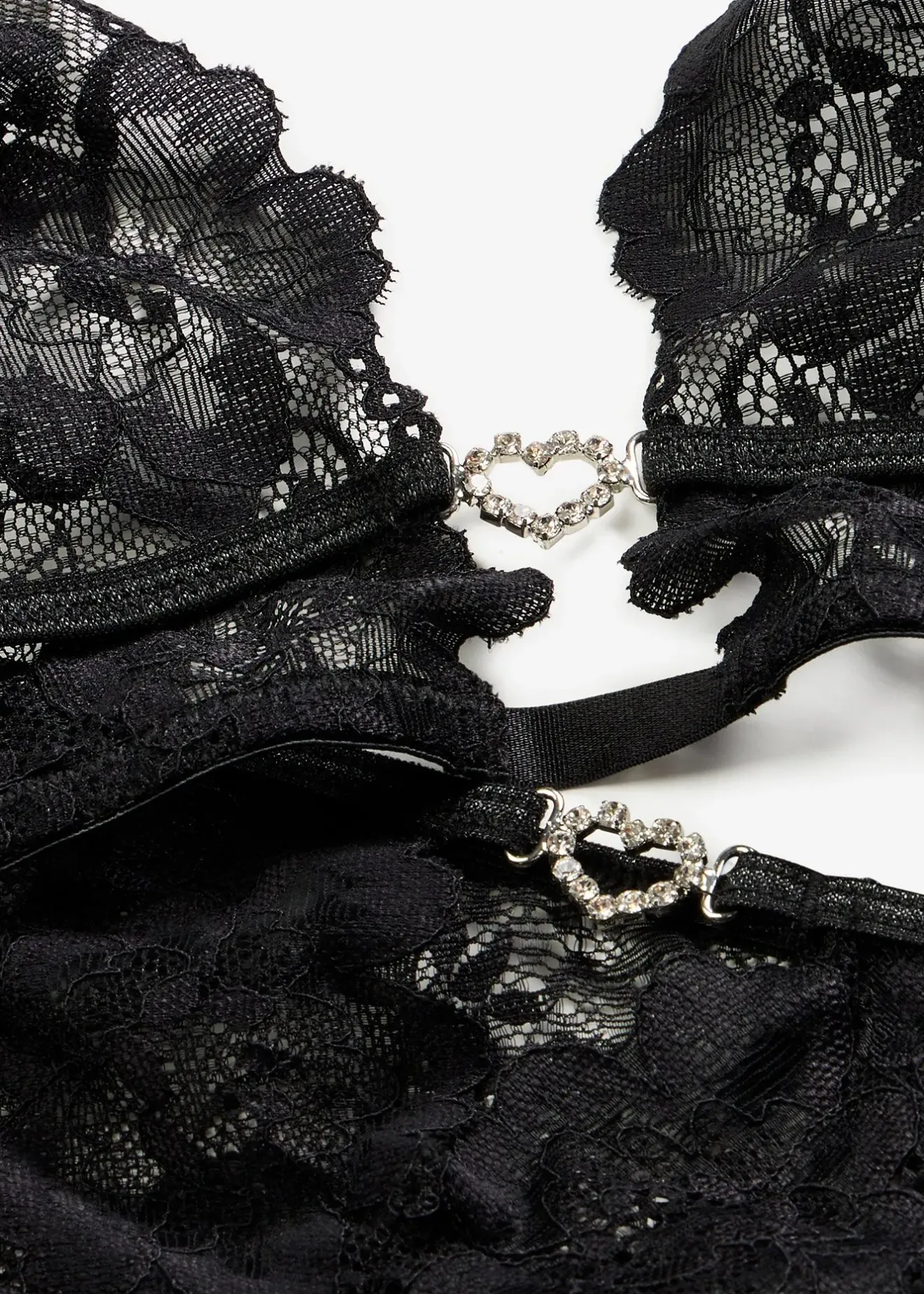 bonprix Ensemble soutien-gorge brassière et string ouvert|Femme Lingerie Érotique|Soutiens-Gorge