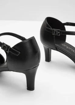 bonprix Escarpins à brides croisées et talon fin|Femme Escarpins