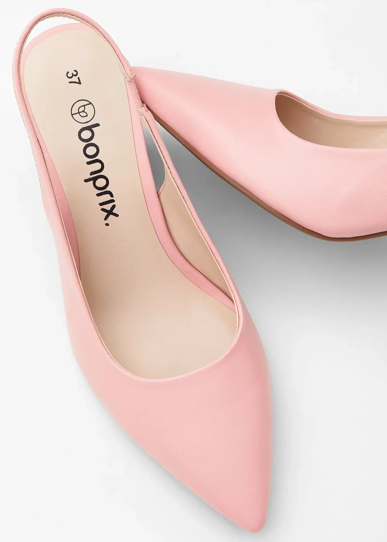 bonprix Escarpins slingback à talon carré|Femme Escarpins