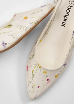 bonprix Escarpins slingback à talon plat|Femme Escarpins