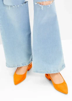 Femme bonprix Escarpins|Escarpins slingback à talon plat