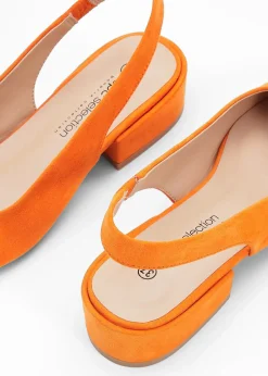 Femme bonprix Escarpins|Escarpins slingback à talon plat