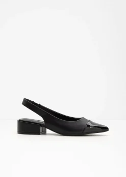 bonprix Escarpins slingback à talon plat|Femme Escarpins