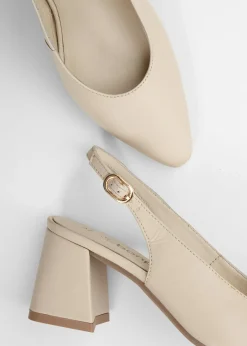 Femme bonprix Escarpins|Premium|Escarpins slingback en cuir