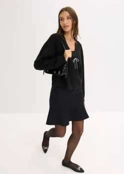 bonprix Gilet court en maille|Femme Maille|Pulls & Gilets