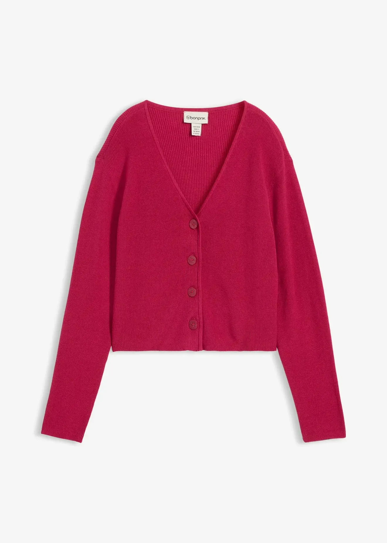 bonprix Gilet court en maille 100% coton|Femme Maille|Basiques