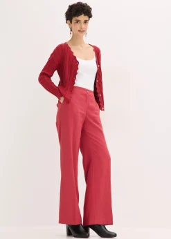 bonprix Gilet court en maille ajourée|Femme Maille|Pulls & Gilets