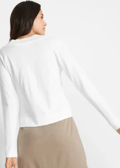 Femme bonprix Maille|Pulls & Gilets|Gilet court en maille de viscose mélangée