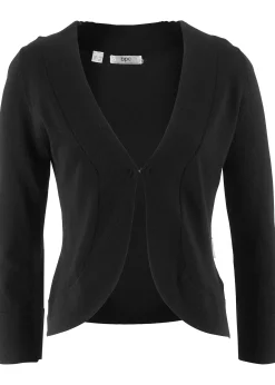 bonprix Gilet court en maille de viscose mélangée|Femme Maille|Pulls & Gilets