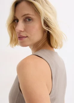 Femme bonprix Vestes & Manteaux|Gilet de costume à rayures tennis