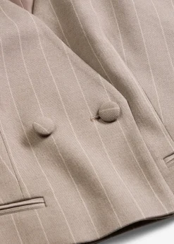 Femme bonprix Vestes & Manteaux|Gilet de costume à rayures tennis