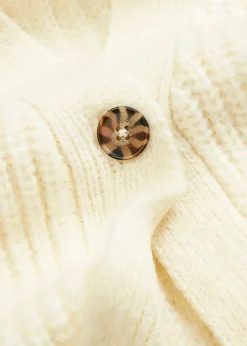 bonprix Gilet doux en grosse maille de laine mélangée|Femme Maille|Pulls & Gilets