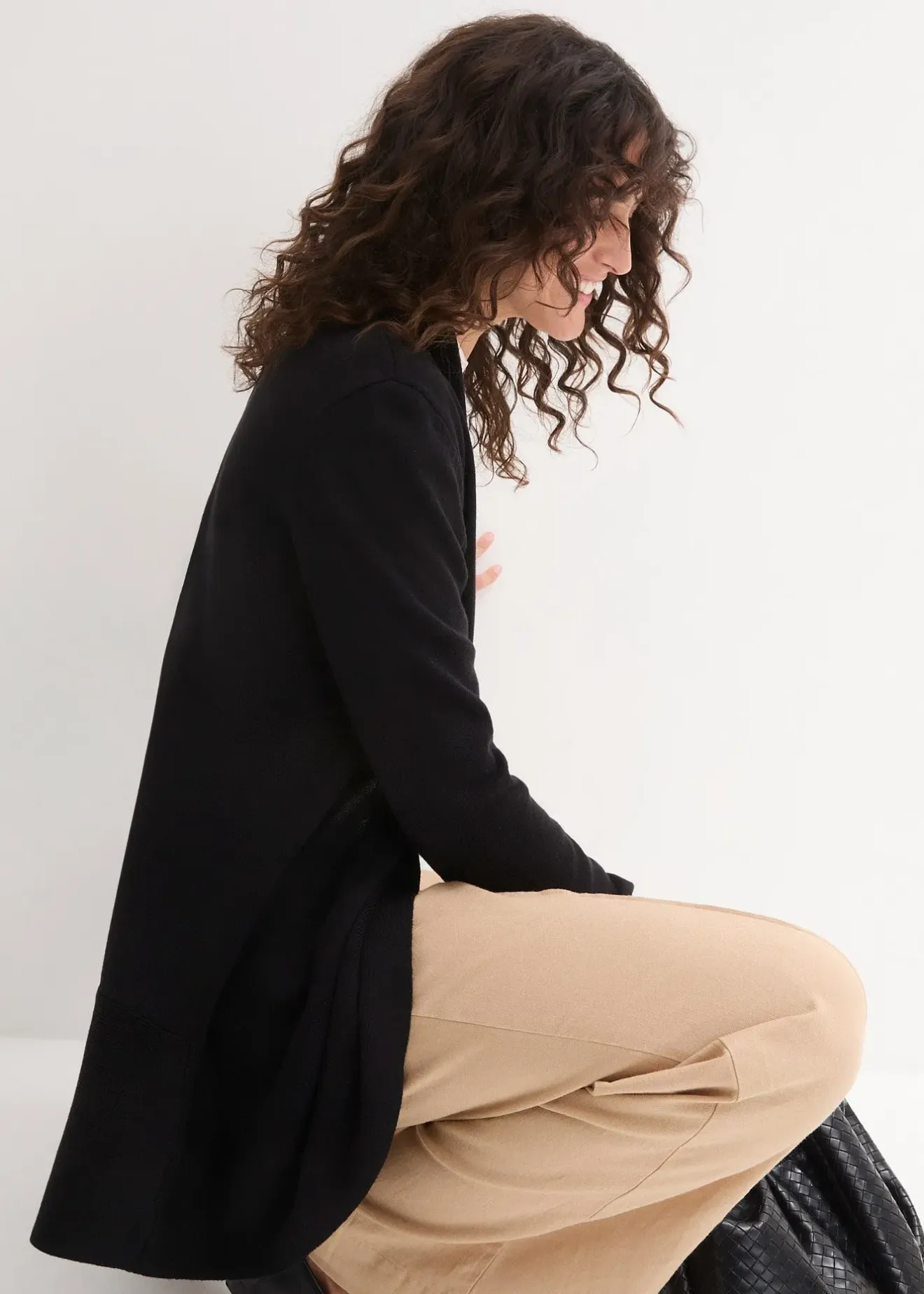 Femme bonprix Maille|Basiques|Gilet en fine maille