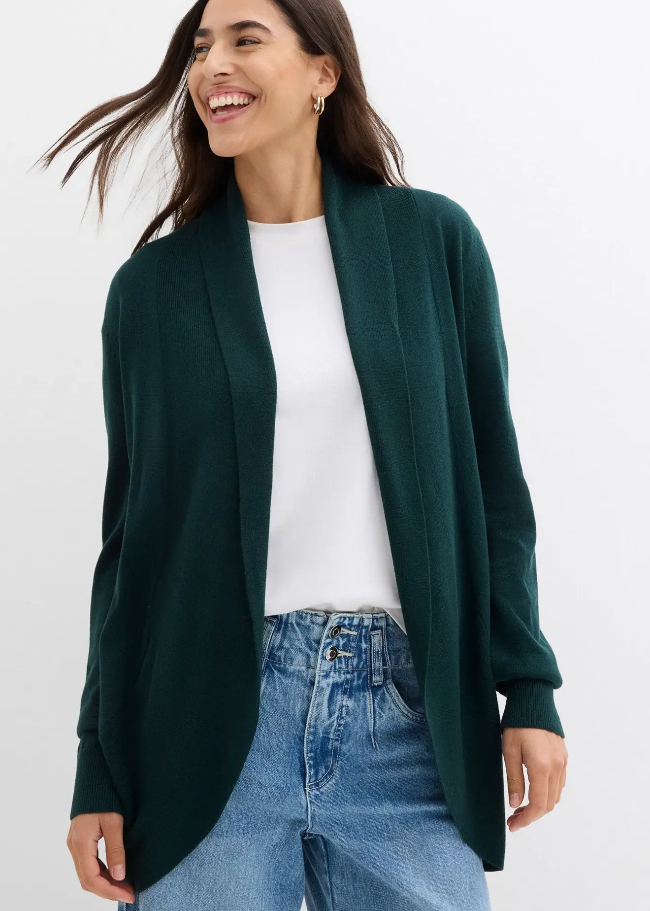 Femme bonprix Maille|Basiques|Gilet en fine maille