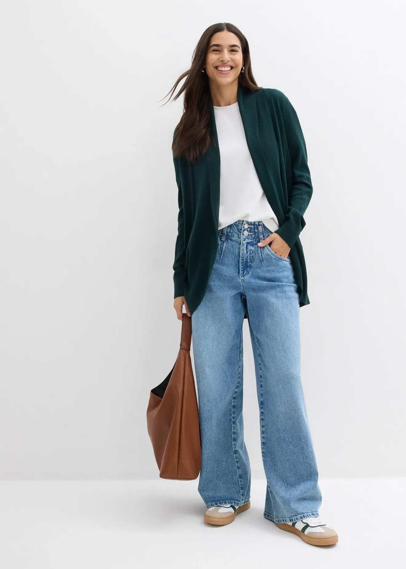 Femme bonprix Maille|Basiques|Gilet en fine maille