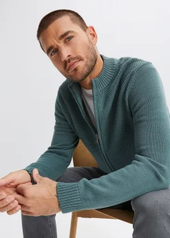 Homme bonprix Pulls & Gilets|Gilet en fine maille 100% coton