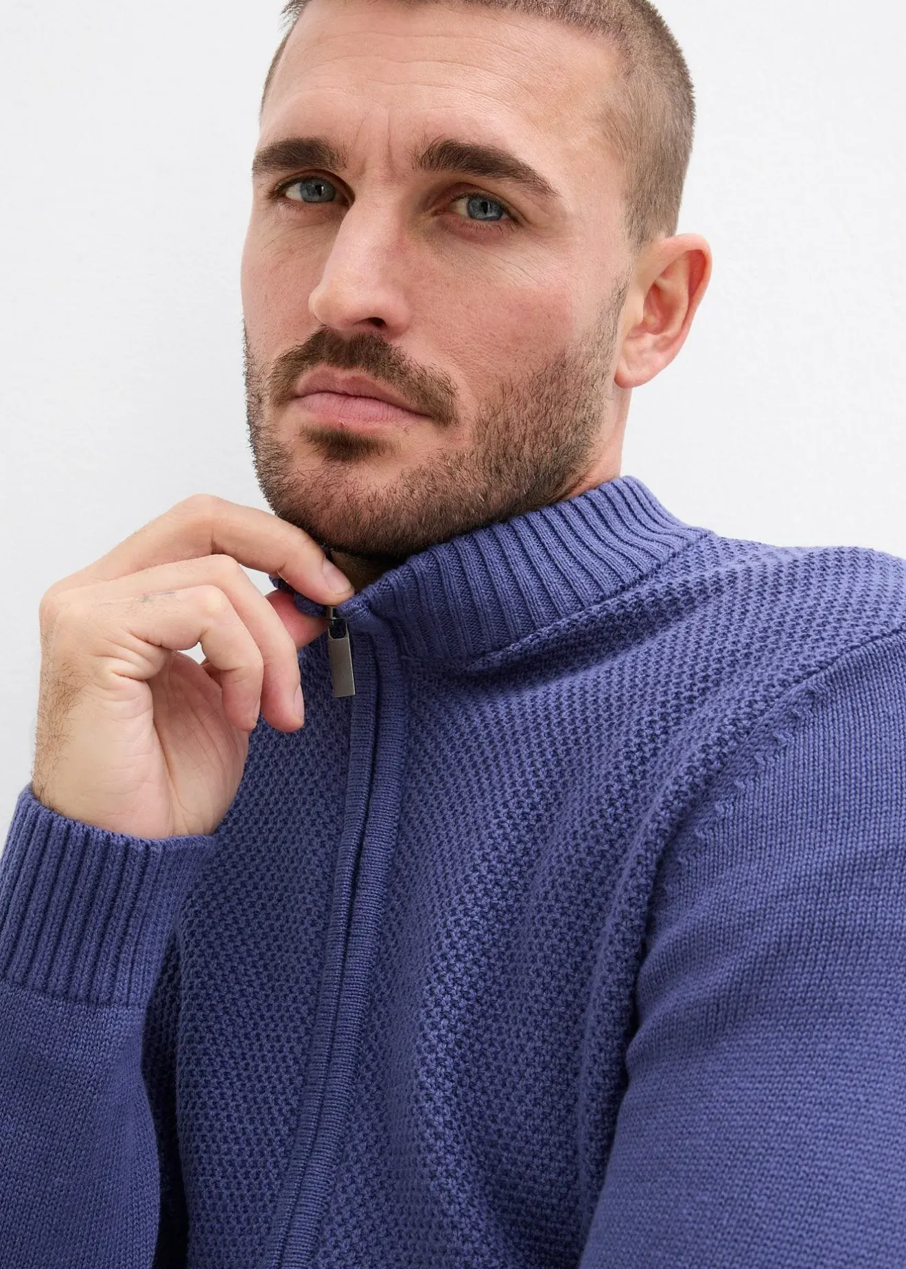 bonprix Gilet en fine maille 100% coton|Homme Pulls & Gilets