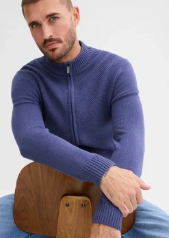 bonprix Gilet en fine maille 100% coton|Homme Pulls & Gilets