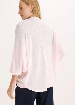 bonprix Gilet en fine maille 100% coton|Femme Maille|Pulls & Gilets