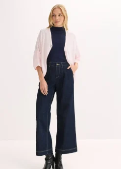 bonprix Gilet en fine maille 100% coton|Femme Maille|Pulls & Gilets