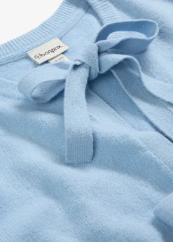 bonprix Gilet en fine maille à nouettes|Femme Maille|Pulls & Gilets