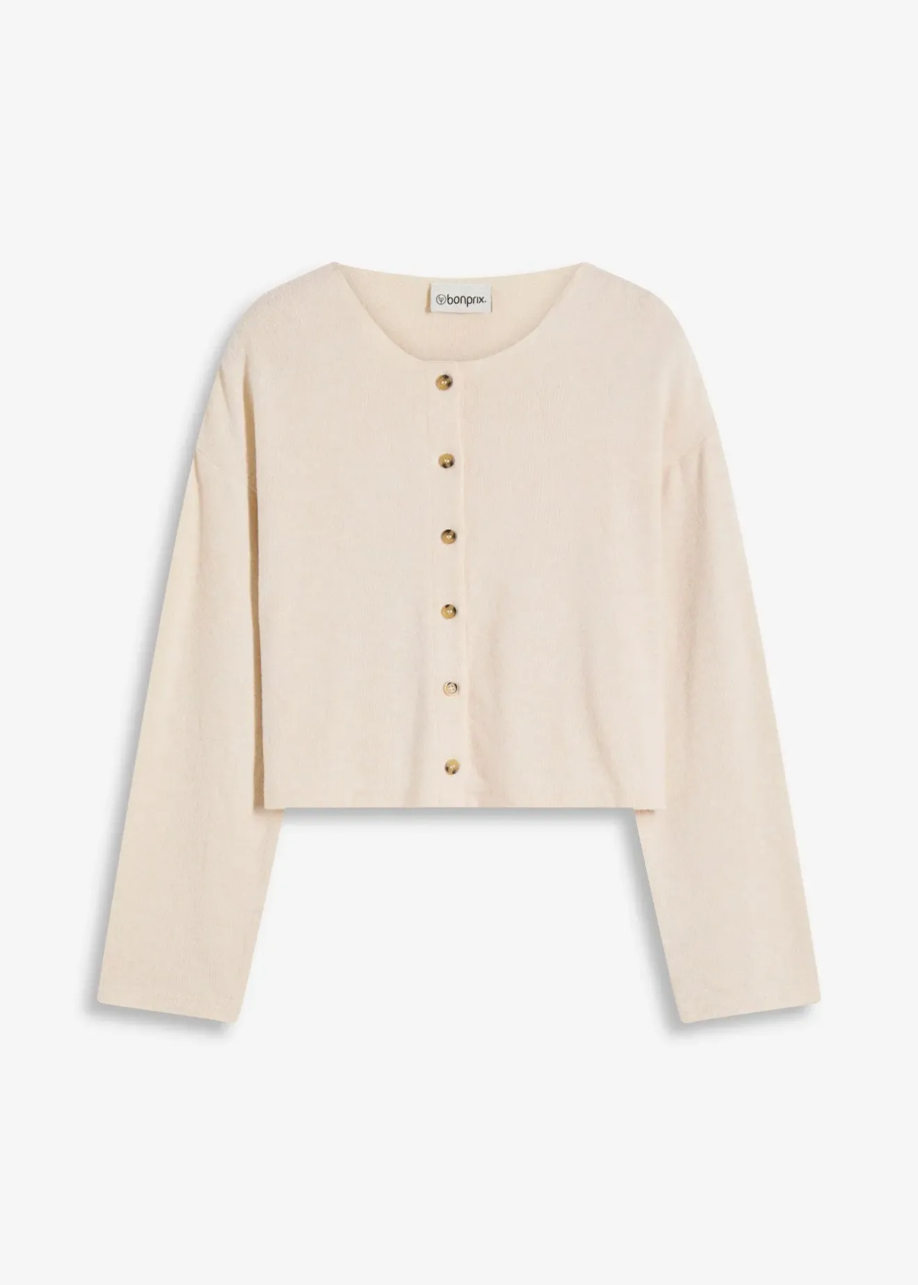 bonprix Gilet en fine maille côtelée|Femme Maille|Pulls & Gilets