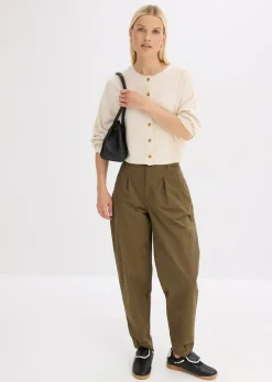 bonprix Gilet en fine maille côtelée|Femme Maille|Pulls & Gilets