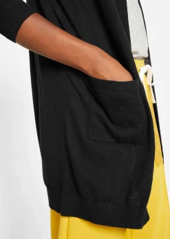 bonprix Gilet en fine maille de coton|Femme Maille|Basiques