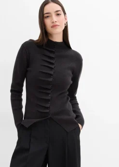 Femme bonprix Maille|Pulls & Gilets|Gilet en fine maille de viscose mélangée