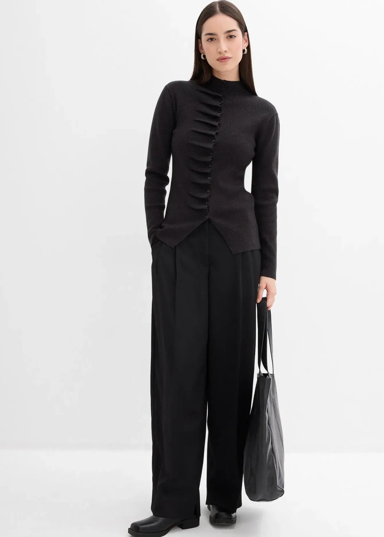 Femme bonprix Maille|Pulls & Gilets|Gilet en fine maille de viscose mélangée