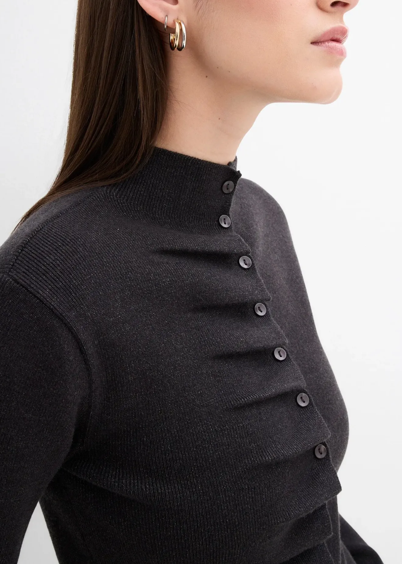 Femme bonprix Maille|Pulls & Gilets|Gilet en fine maille de viscose mélangée