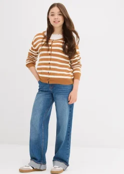 bonprix Gilet en fine maille de viscose mélangée|Enfant Vêtements Enfant|Filles 9-16 Ans·Pulls & Sweats