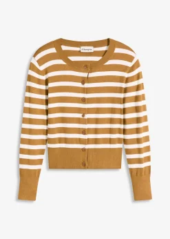bonprix Gilet en fine maille rayée|Femme Maille|Pulls & Gilets