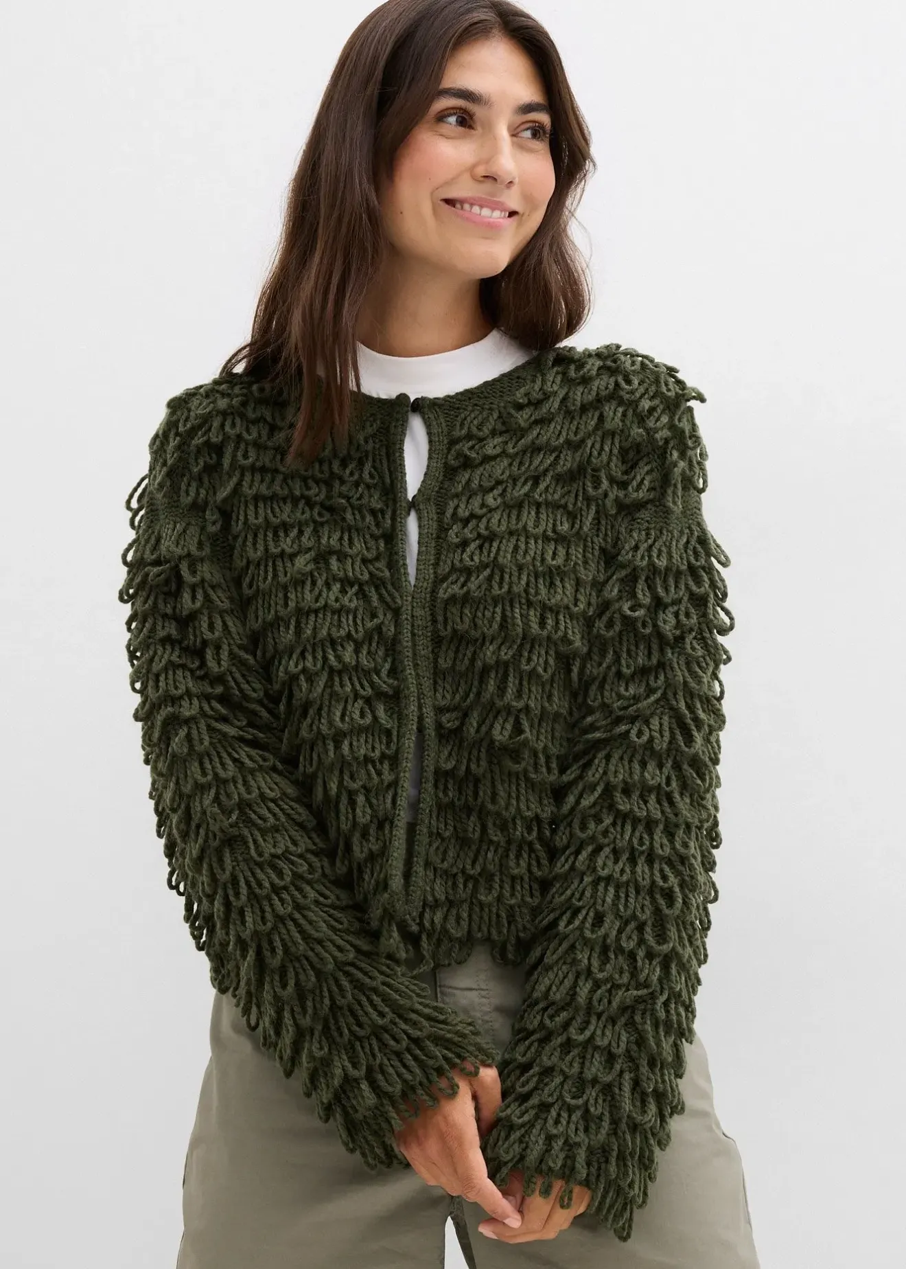 bonprix Gilet en grosse maille|Femme Maille|Pulls & Gilets