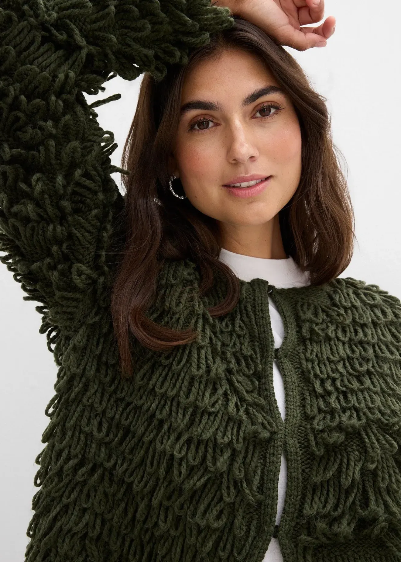 bonprix Gilet en grosse maille|Femme Maille|Pulls & Gilets