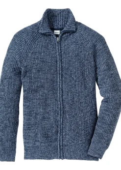 bonprix Gilet en grosse maille côtelée avec coton|Homme Pulls & Gilets