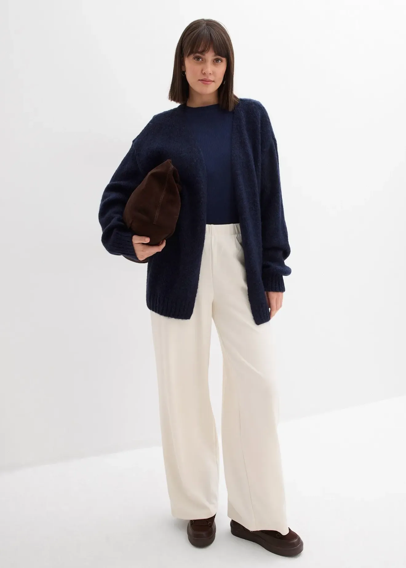 bonprix Gilet en grosse maille oversize|Femme Maille|Pulls & Gilets