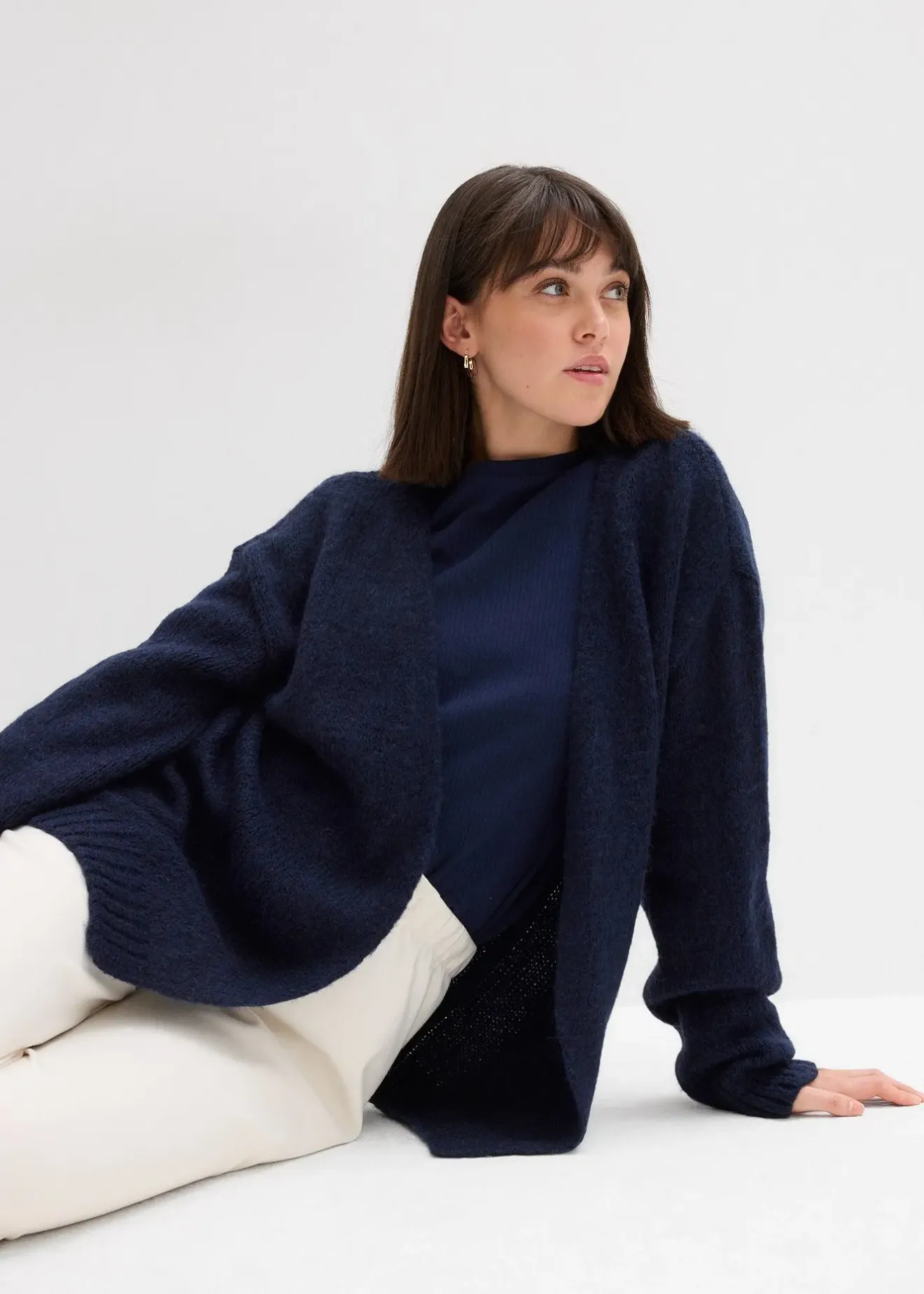 bonprix Gilet en grosse maille oversize|Femme Maille|Pulls & Gilets