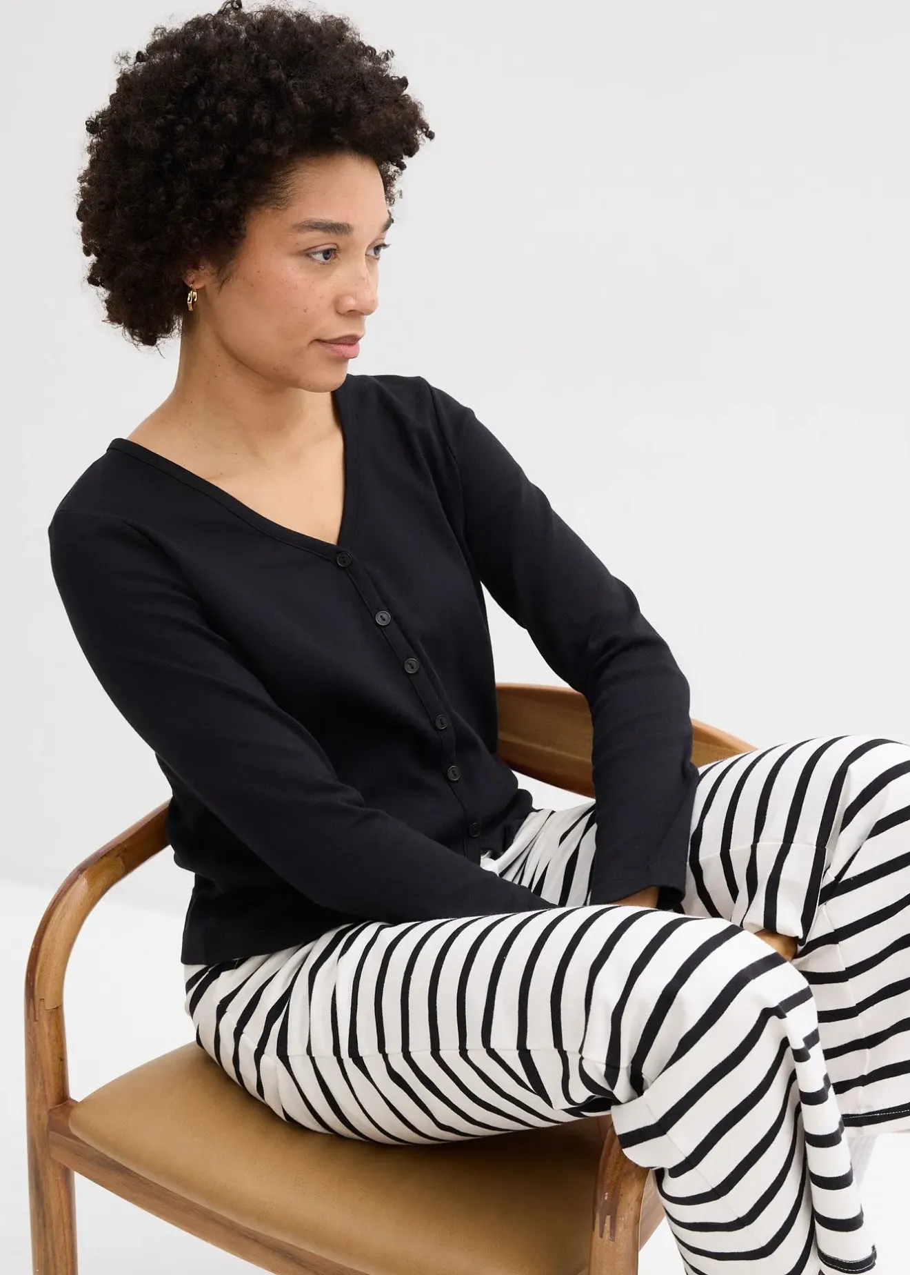 bonprix Gilet en jersey épais 100% coton|Femme Basiques|T-Shirts & Tops