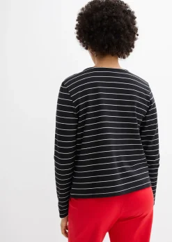 Femme bonprix Basiques|T-Shirts & Tops|Gilet en jersey épais 100% coton