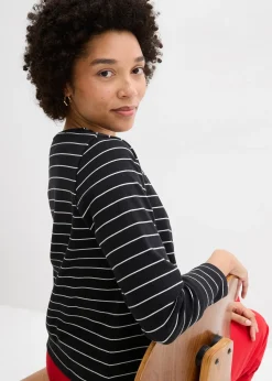 Femme bonprix Basiques|T-Shirts & Tops|Gilet en jersey épais 100% coton