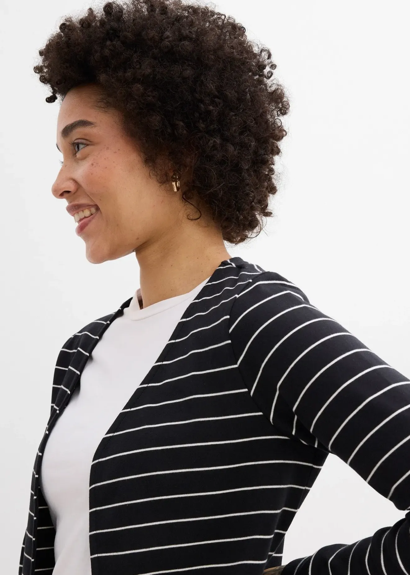 Femme bonprix Basiques|T-Shirts & Tops|Gilet en jersey épais 100% coton