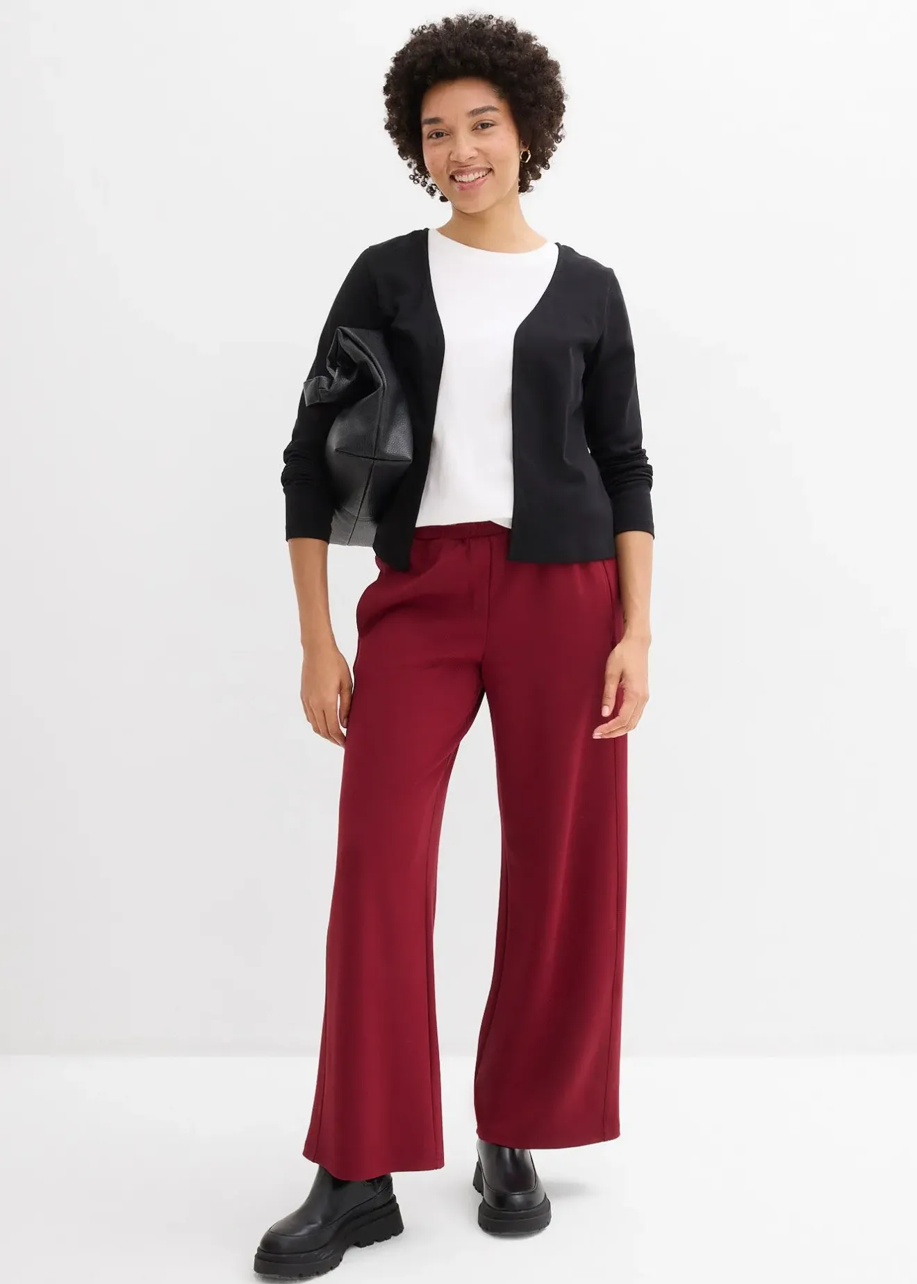 bonprix Gilet en jersey épais 100% coton|Femme Basiques|T-Shirts & Tops