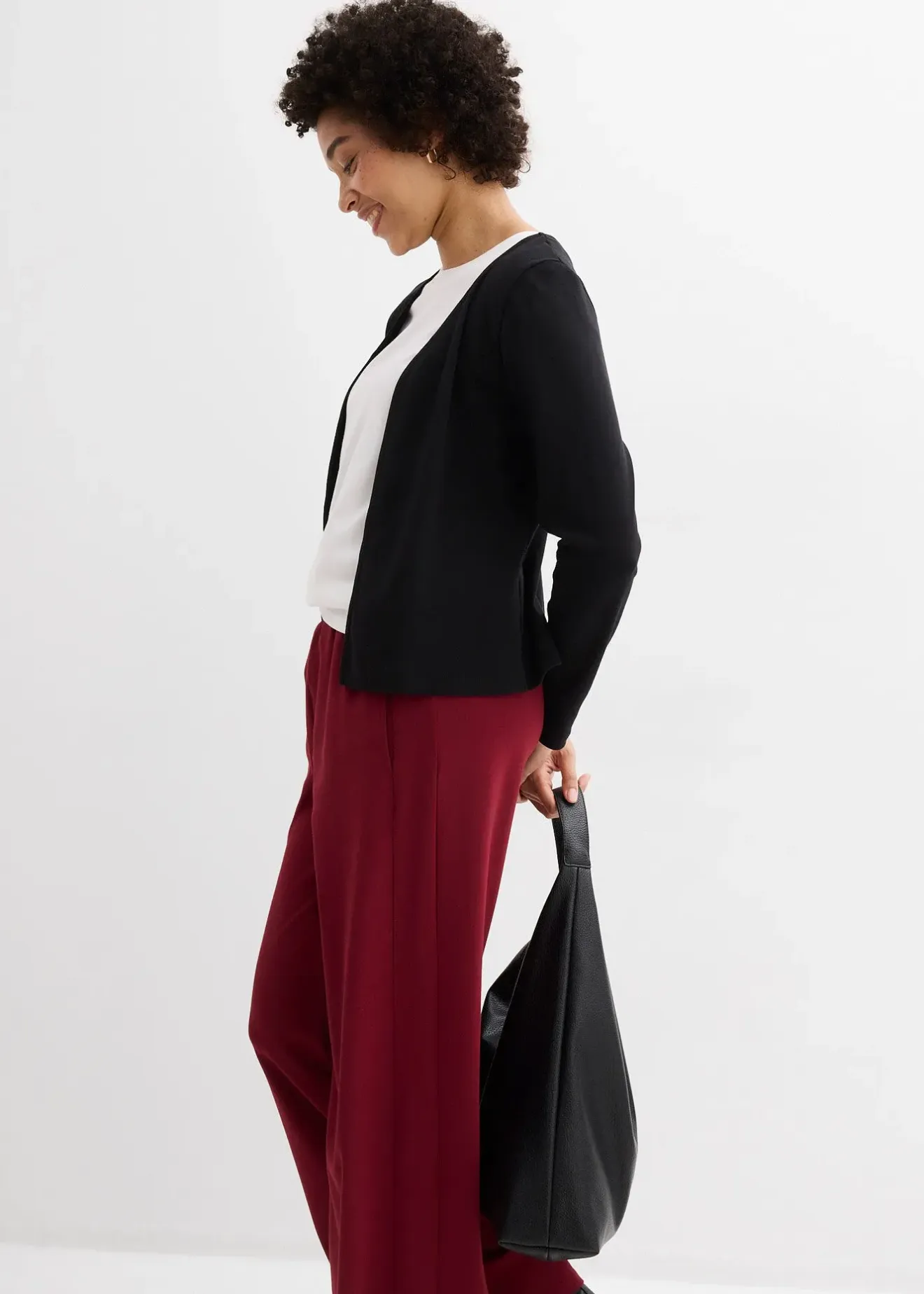 bonprix Gilet en jersey épais 100% coton|Femme Basiques|T-Shirts & Tops