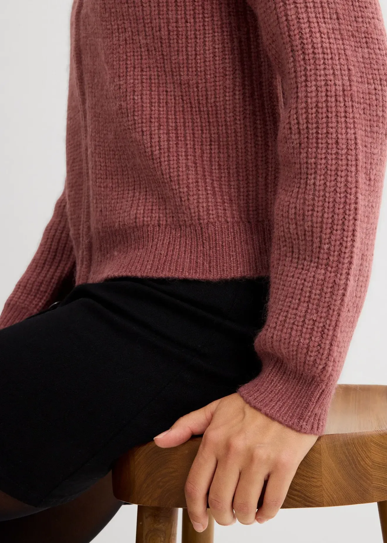 bonprix Gilet en maille à capuche|Femme Maille|Pulls & Gilets