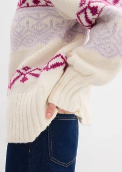 Femme bonprix Pulls & Gilets|Gilet en maille à motif norvégien