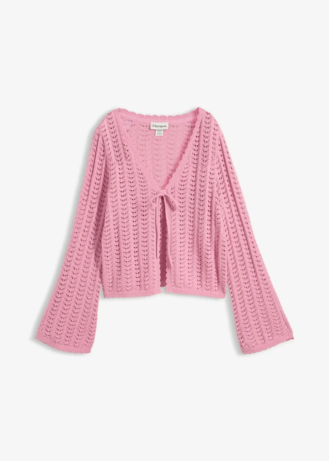 bonprix Gilet en maille ajourée|Femme Maille|Pulls & Gilets